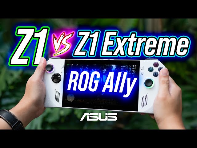 So sánh ROG Ally phiên bản AMD Ryzen Z1 và AMD Ryzen Z1 Extreme