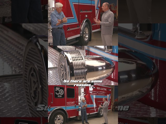Coming Soon Electric Fire Engine 2023 Vector - "Firemen are pretty conservative" - Jay Leno's Garage