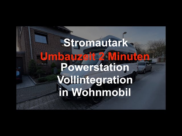 AUTARK: Integration Powerstation VW Grand California 600 680 - Erklärvideo - Planung und Umsetzung
