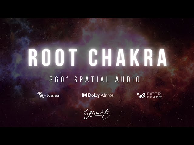 ROOT CHAKRA HEALING | 444Hz Frequency | 360° SPATIAL AUDIO | DOLBY ATMOS | DEEP SCAPE AUDIO