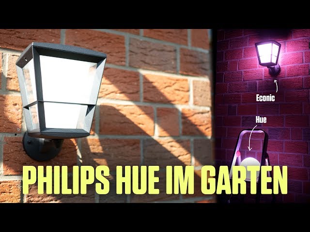 Hue Outdoor Lampen - Philips Hue Econic Montage & erster Eindruck