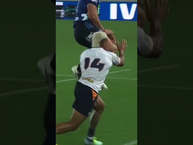 Brutal rugby foul