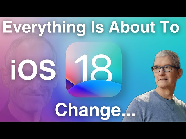 iOS 18: Apple's BIGGEST CHANGE EVER! - iOS AI - Apple AI