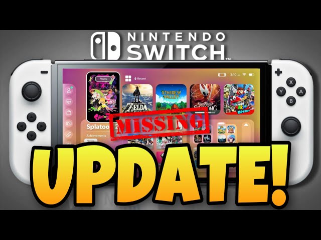 Nintendo Switch NEW System Update 15.0.0 Explained