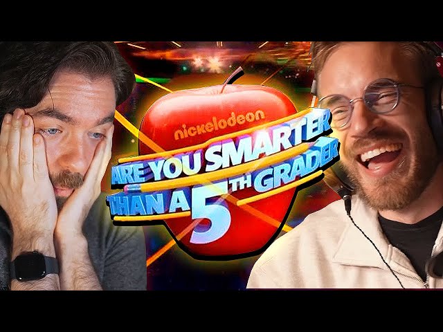 Are we smarter than A Fifth Grader? (Collab with @PewDiePie)