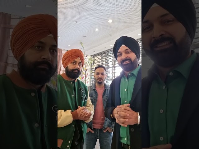 Today we met together in Darmstadt, Me Love singh M, Palwin Singh, Sharan Dhillon