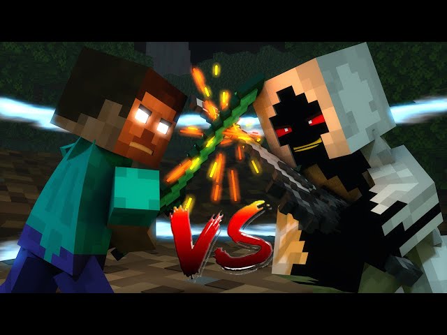 Herobrine vs Entity 303 - "The Curse" (Minecraft Animation)