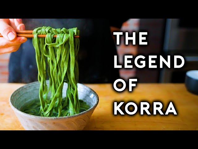 Water Tribe Noodles from The Legend of Korra | Anime with Alvin
