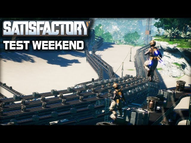 First Person Factory Survival! (Satisfactory Test Weekend Live Stream VOD)