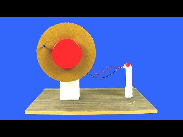 How to Make an Electric Generator with DC Motor at Home | DIY Working Model for Science Project
