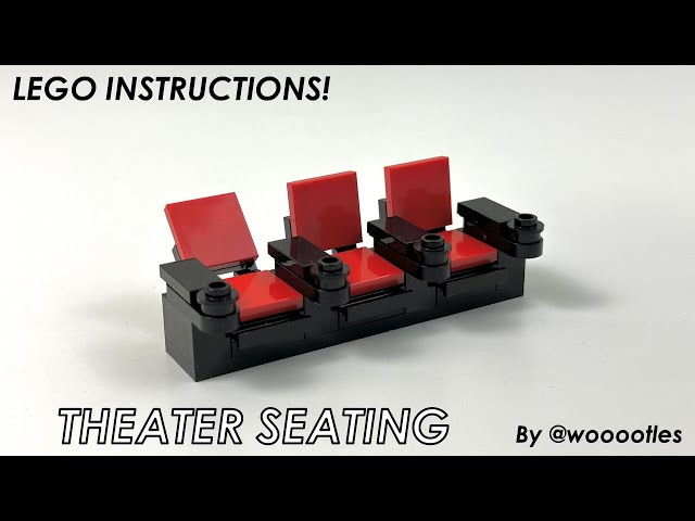 LEGO MOC with Tutorial: Theater Seating