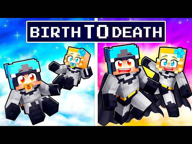 BIRTH To DEATH of a SUPERHERO In Minecraft!