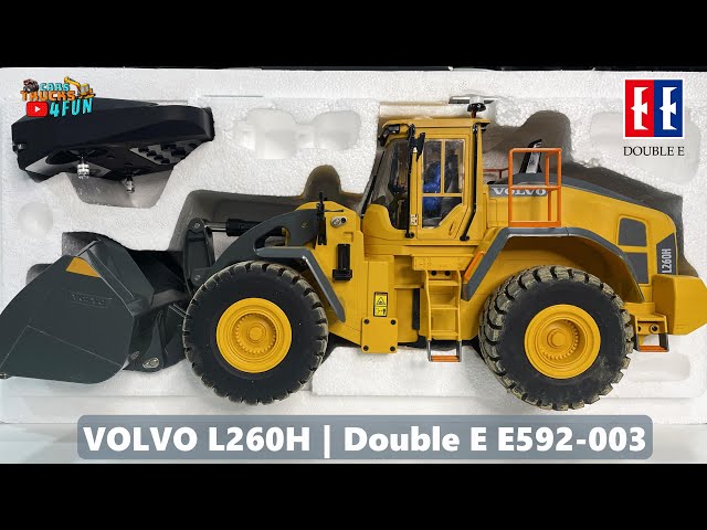RC Wheel Loader VOLVO L260H | Double E E592-003 | Unboxing & First Drive | Cars Trucks 4 Fun