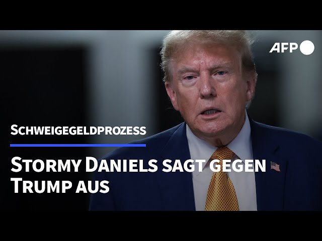 Ex-Pornodarstellerin Stormy Daniels sagt vor Gericht gegen Trump aus | AFP