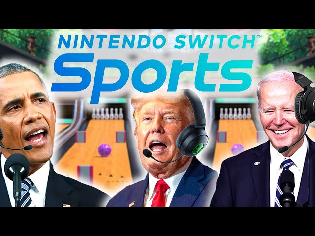 US Presidents Play Spin Control Bowling in Nintendo Switch Sports