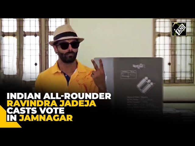 Lok Sabha Elections Phase 3: Indian Cricketer Ravindra Jadeja casts his vote in Gujarat’s Jamnagar