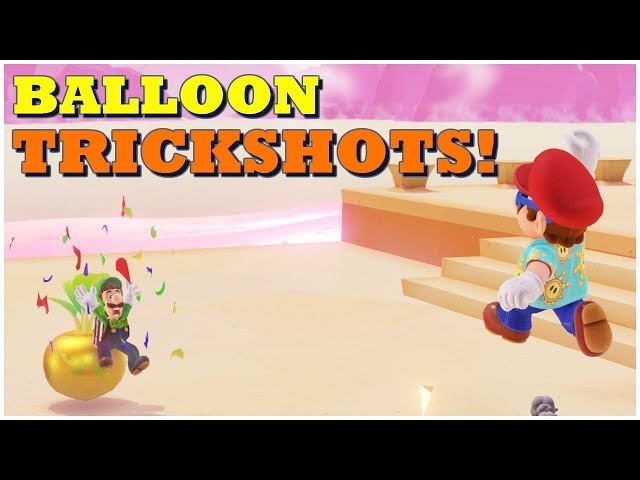 Super Mario Odyssey - Balloon TrickShots - 2000 Subs Special