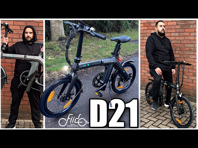 Fiido D21 Review - Amazing Foldable Electric Bike with Torque Sensor  + 100KM Range!