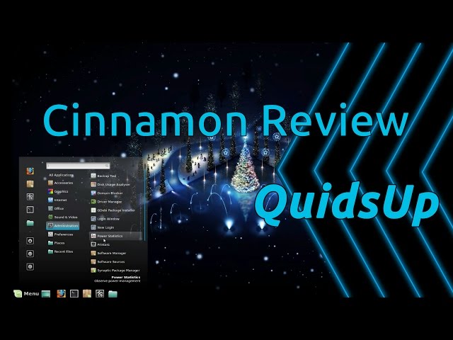 Desktop December - Cinnamon Review Linux Mint