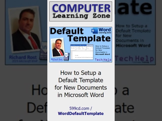 How to Setup a Default Template for New Documents in Microsoft Word #msword