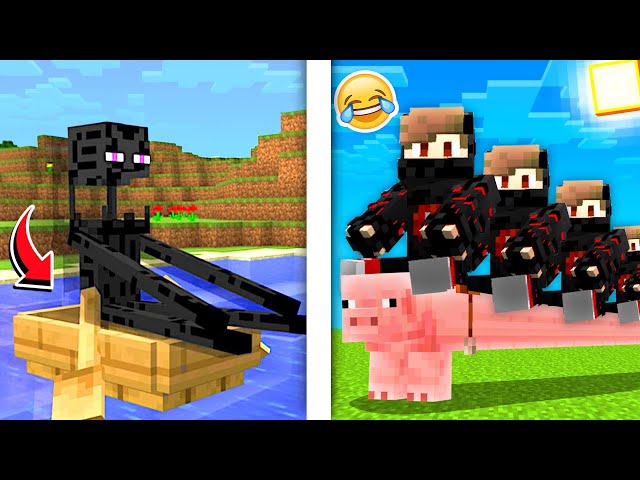 24 Fun things to do in Minecraft 😂😂