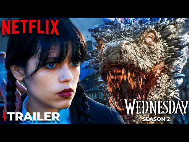 Wednesday Addams | Season 2 | Trailer | Jenna Ortega | Netflix Series