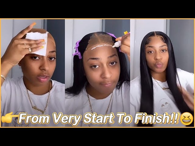 Long Inches😲 #Elfinhair HD Lace Wig Review~ Prepluck & Install, From Start To Finish