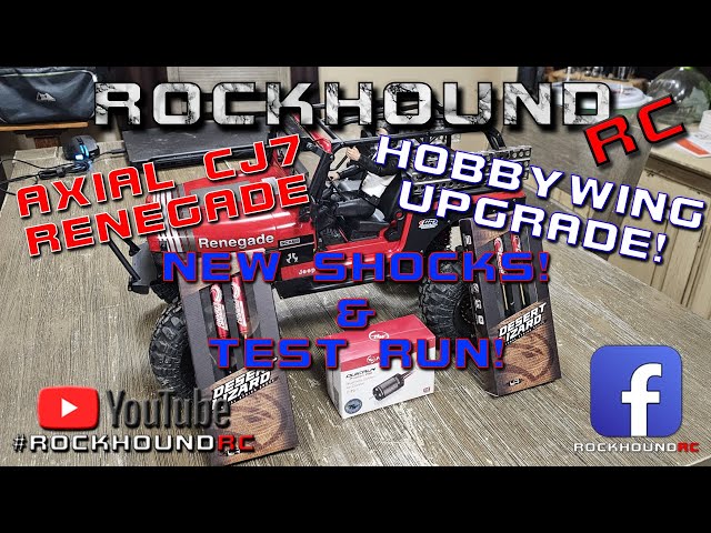 Rockhound RC Adventures: New mods for the AXIAL SCX10 Jeep Renegade! #rcrockcrawler #rc #axial