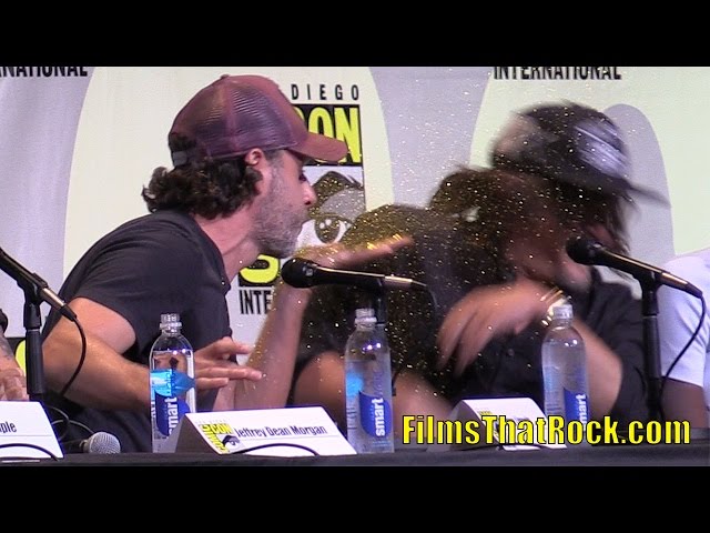 Andrew Lincoln Glitter Bombs Norman Reedus at Comic Con 2016