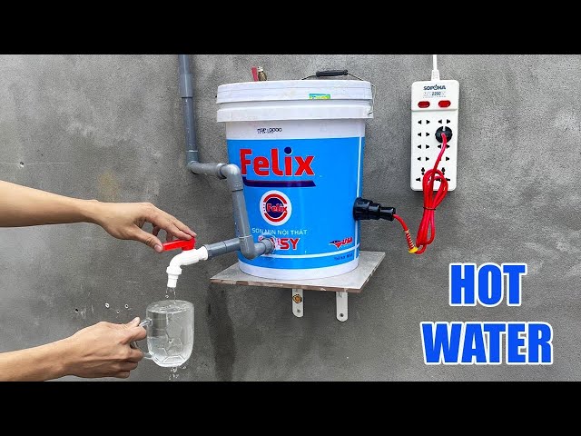 Invention of a very old plumber! I will never to buy a water heater | Secret from the 1.5v battery