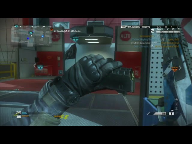 COD Ghosts PS3 - KODT vs TMHK - Domination on Sovereign