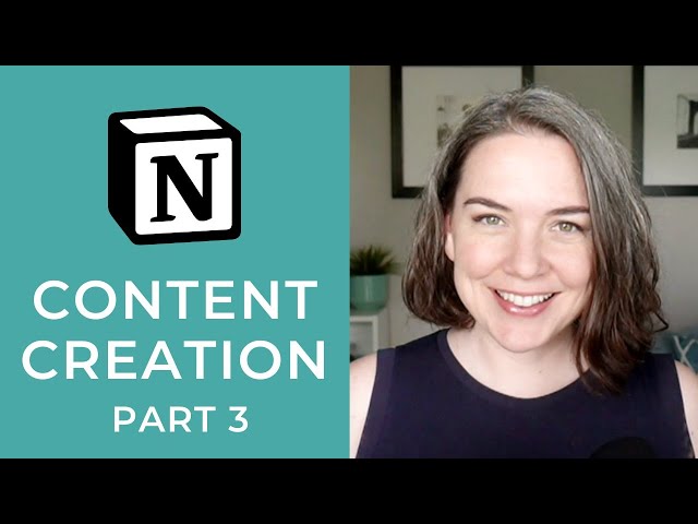 Notion for Content Creators - Live Build Part 3