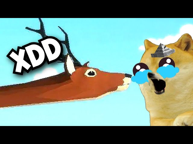 EL VENADO VOLADOR MAS RARO XD/ Deer simulator/ Juegos con cheems
