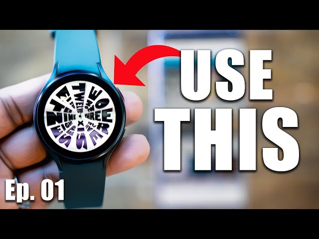 DOWNLOAD THIS! Samsung Galaxy Watch 4 - TOP 10 FREE Watch Faces | EP. 01