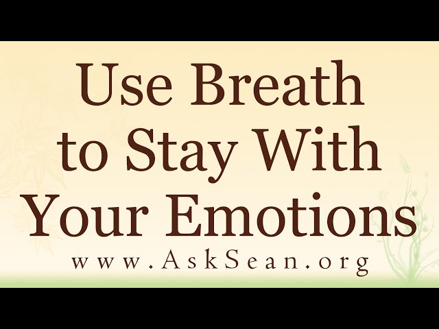 Use Breath to Stay With Your Emotions
