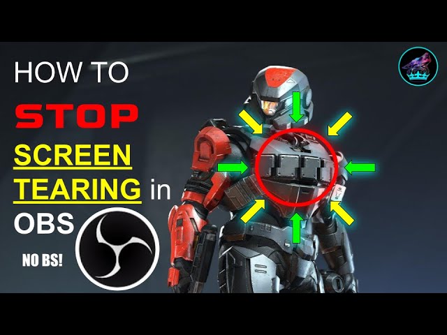 HOW TO STOP SCREEN TEARING in OBS
