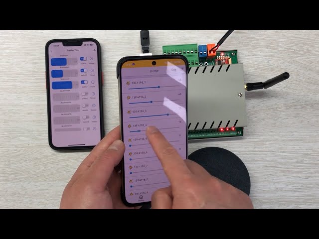 16CH smart dimmer -D16 work with Tuya and KBOX app simultaneously