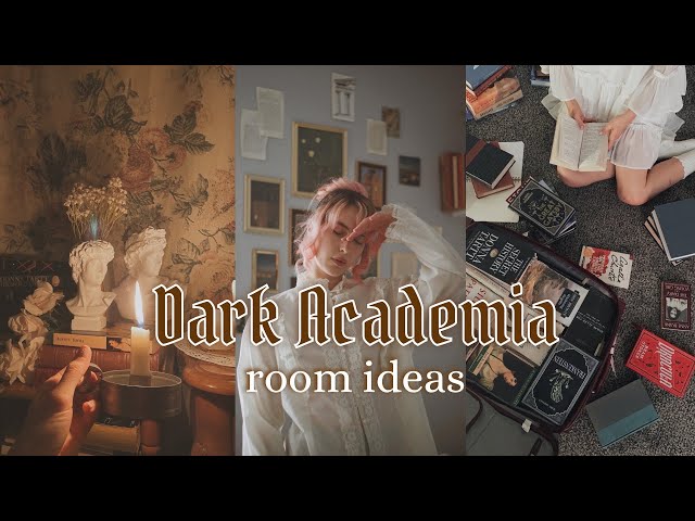 Budget-friendly ways to make your home Dark Academia 📚🕯🕰