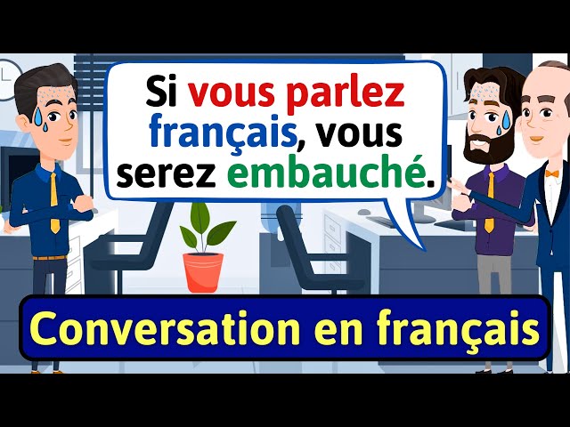 Conversation en français (Le verbe pouvoir) Apprendre à Parler Français | French conversation