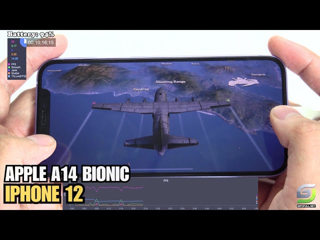 iPhone 12 test game PUBG Mobile 2024 | Apple A14 Bionic