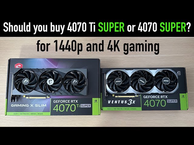 Do You Need to Pay More to Play Games at 1440p & 4K? [RTX 4070 SUPER vs 4070 Ti SUPER]