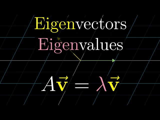 Eigenvectors and eigenvalues | Chapter 14, Essence of linear algebra