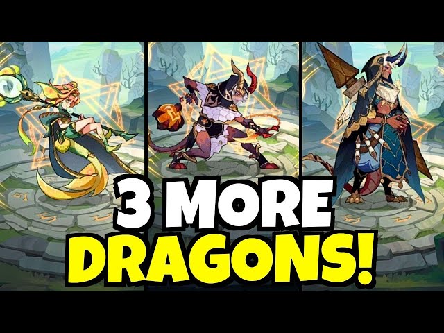 3 NEW DRAGON HEROES FIRST LOOK - Nyla, Pulina, Cassius! [AFK ARENA]