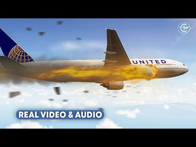 Terrifying Moments as Engine Explodes in Mid-Flight Over the Pacific Ocean (With Real Audio)