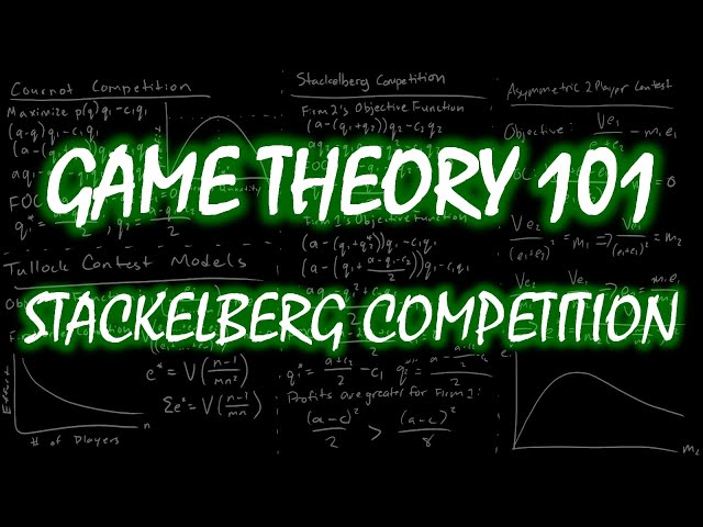 Stackelberg Competition | Microeconomics by Game Theory 101