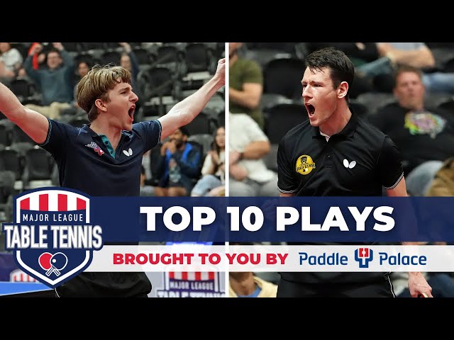 TOP 10 PLAYS brought to you by Paddle Palace --  Chicago, IL (MLTT Championship Weekend)