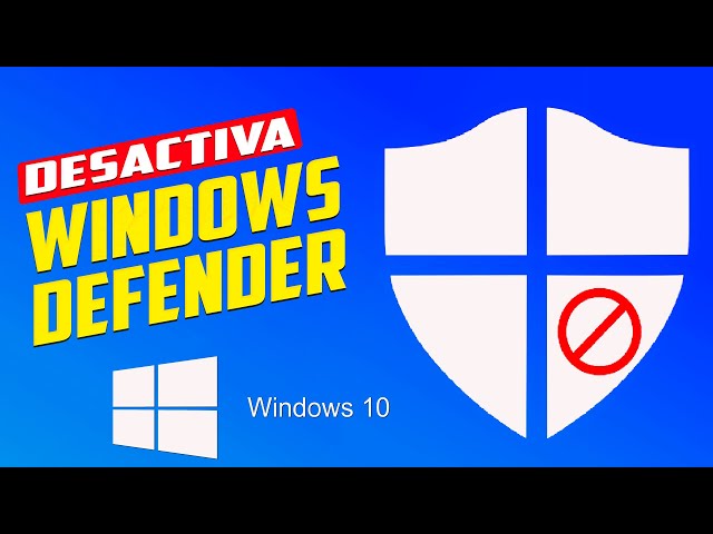 Desactivar Windows Defender windows 10 | 2023 | Como DESACTIVAR Windows defender Windows 10| 2024