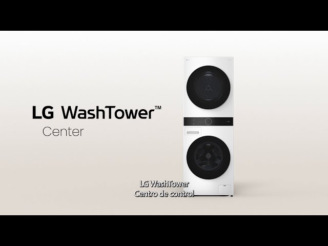 LG WashTower™: Panel central para un lavado eficiente | LG