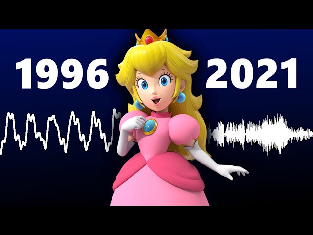 Why doesn't Peach's voice sound like it used to?