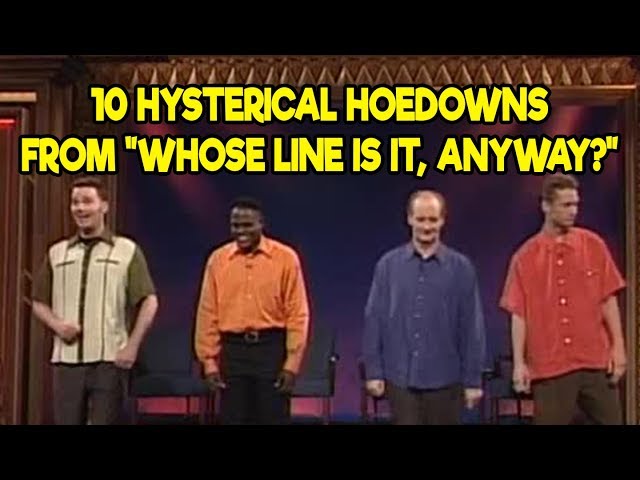 10 Hysterical Hoedowns From "Whose Line Is It, Anyway?"